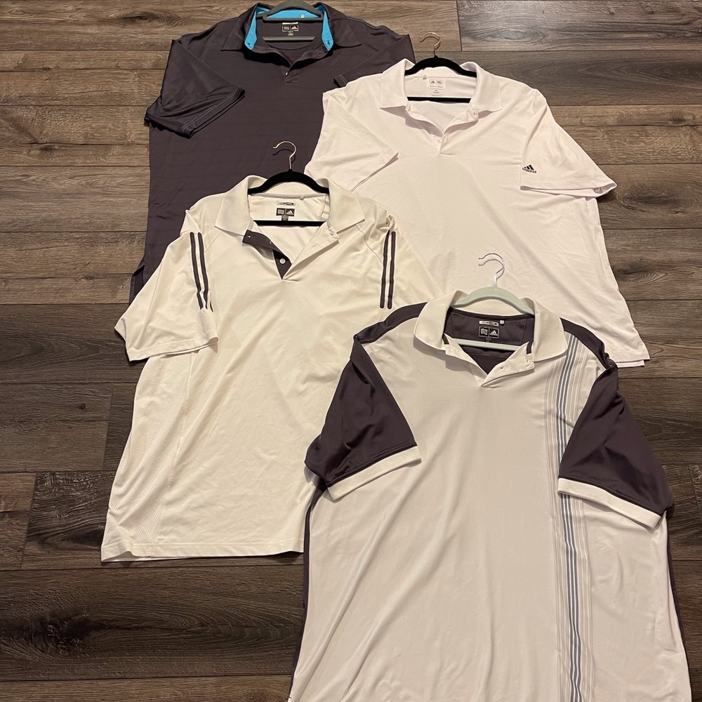 Mens XXL Adidas Golf Polo T-Shirts